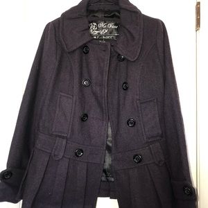 Purple pea coat